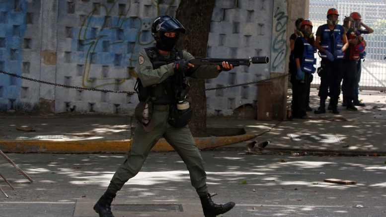 uso excesivo de fuerza en venezuela