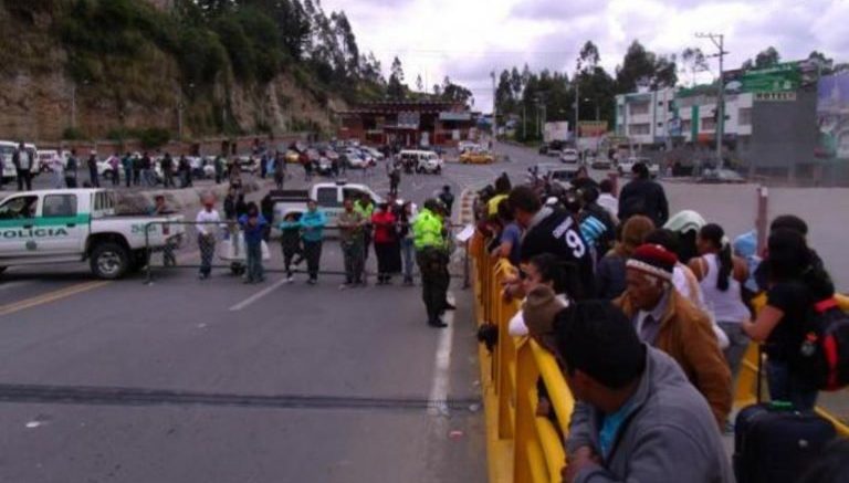 ecuador frontera colombia