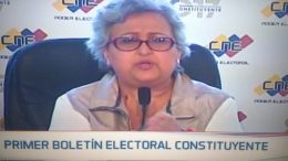 Primer boletín del CNE elección ANC