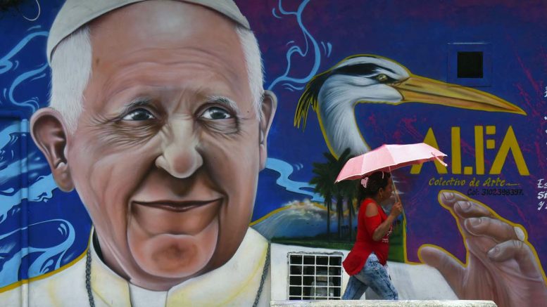 papa francisco en Colombia