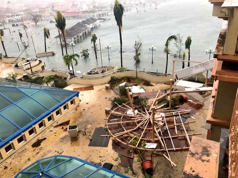 huracán Irma en el Caribe