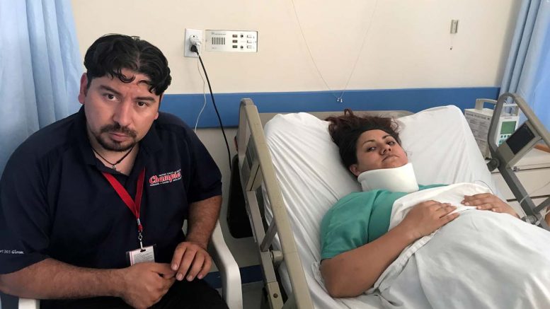 Diana rescatada de los escombros en México