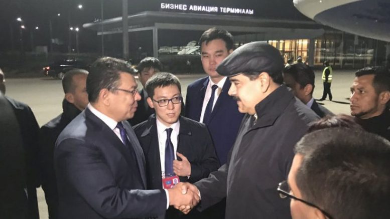 Maduro en Kazajistán