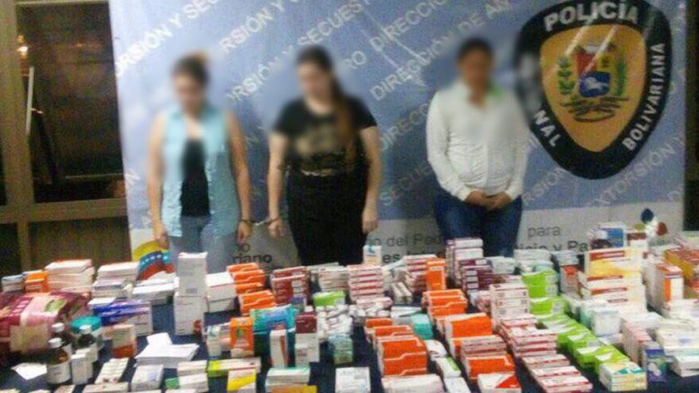 Incautación de medicinas