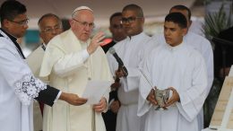 papa francisco en cartagena