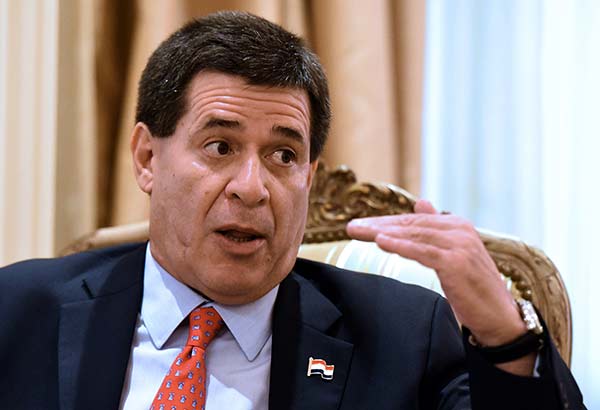 Presidente de Paraguay Cartes