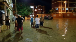 puerto cabello en emergencia tras desbordamientos de rios