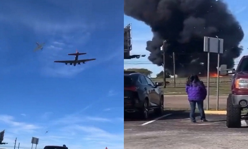 El Estremecedor Choque En El Aire De Dos Aviones En Dallas (Imágenes)