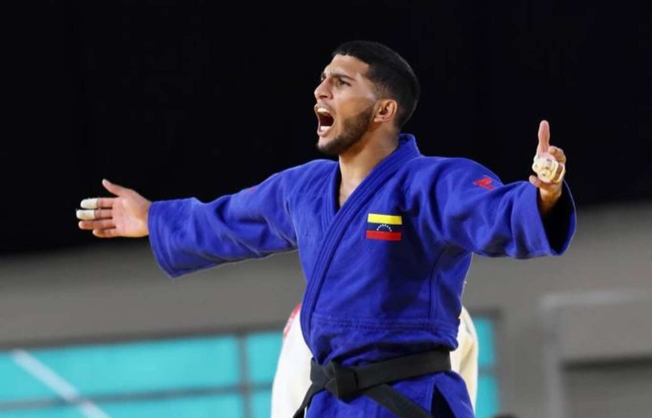 El judoca venezolano Willis García ganó oro en los Juegos Panamericanos de Santiago 2023