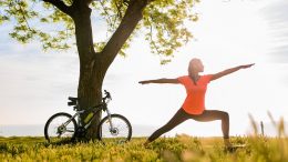 Mujer ejercitándose