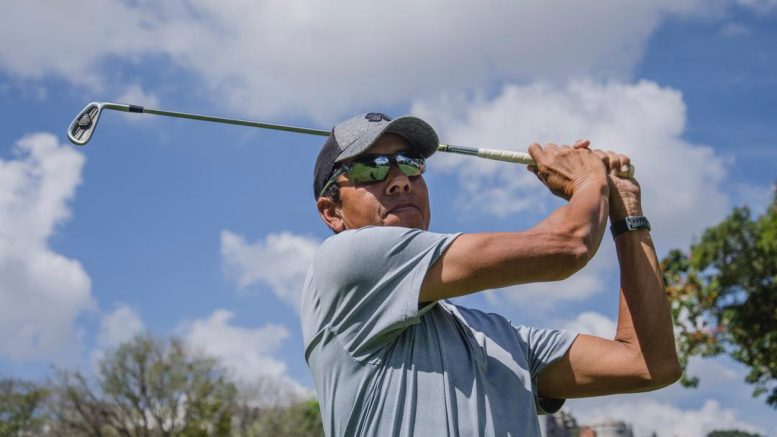 Golfista venezolano Juan Carlos Berastegui