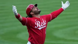 Eugenio Suárez con los Rojos de Cincinnati