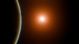 Luz una supertierra orbita zona