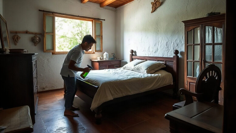 Vinagre debajo cama puede ayudar