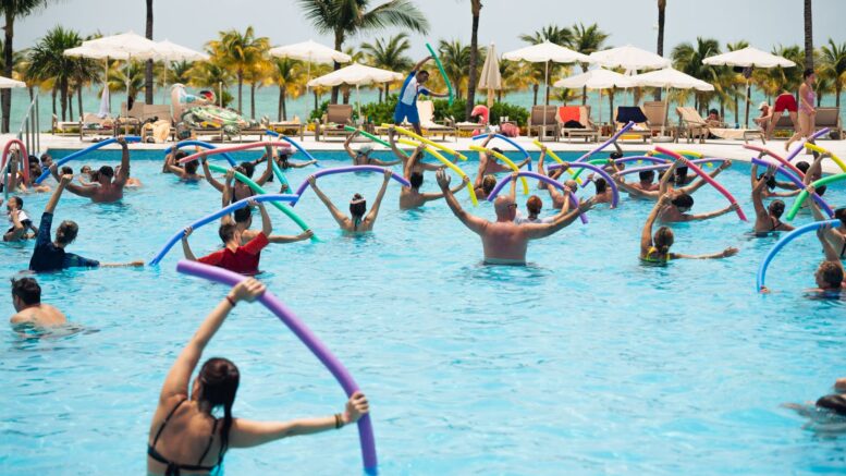 Entrenar dentro del agua permite