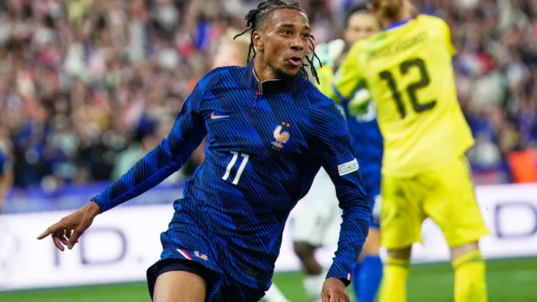 Olise marca dos goles ante Bélgica