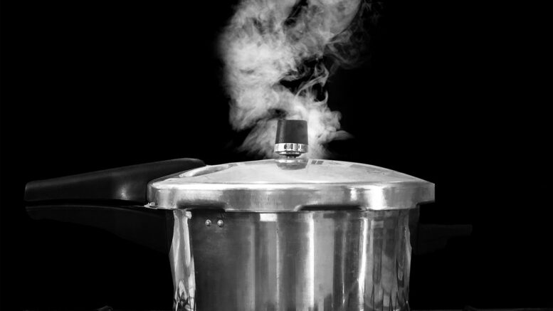 Una olla presión puede quedar