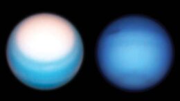 Urano neptuno parecen gemelos lejos